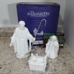 Dept 56 Silhouette Treasures "The Miracle Of Christmas" Nativity